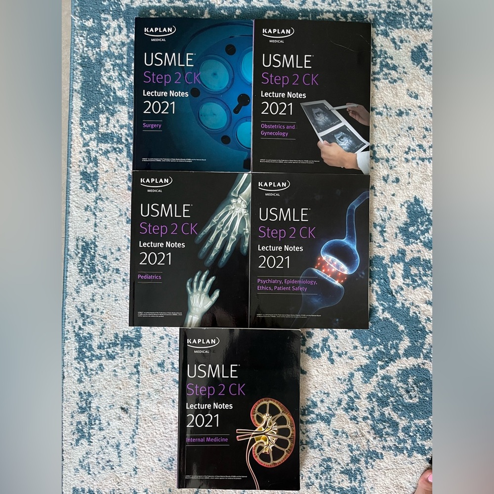 NEW Kaplan USMLE Step 2 CK 2021 5 Book Set